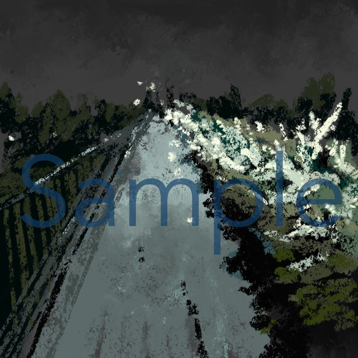 写真を参考に風景イラストを描きます デジタルで簡単な風景、背景を描きます。 イメージ2
