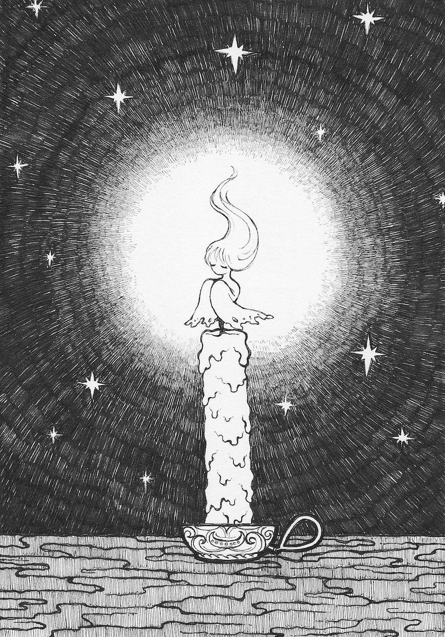 童話風のペン画を描いています ペンとインクで描く暖かい童話風のイラスト イメージ5