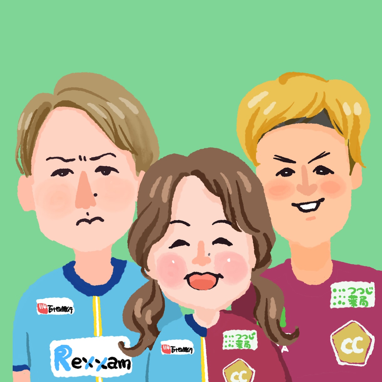 似ててシンプルかわいいアイコン似顔絵描きます 写真は恥ずかしい、なら似顔絵はどう？ イメージ2