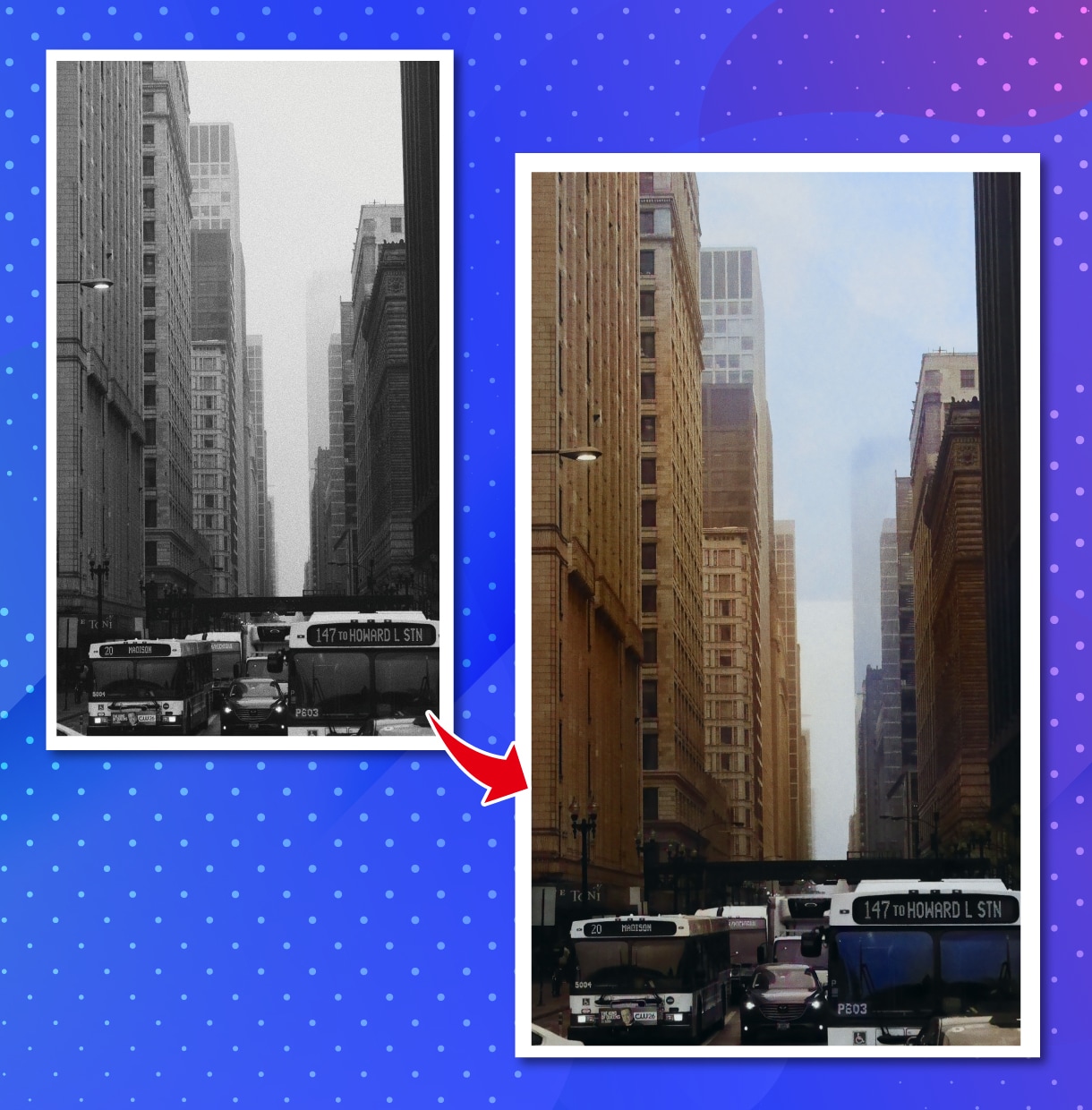 AIで古い写真をカラー化して復元いたします 白黒やセピア画像をいきいきと蘇らせます イメージ6