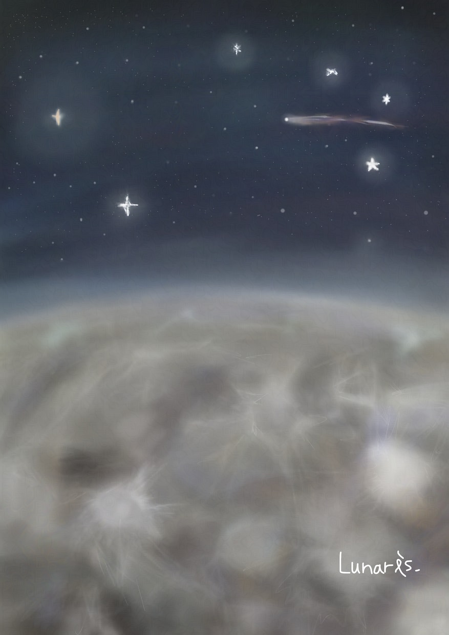 幻想的にあなたの思い描いたものを描きます あなたの物語やイメージをリアルで幻想的な一枚にします イメージ4