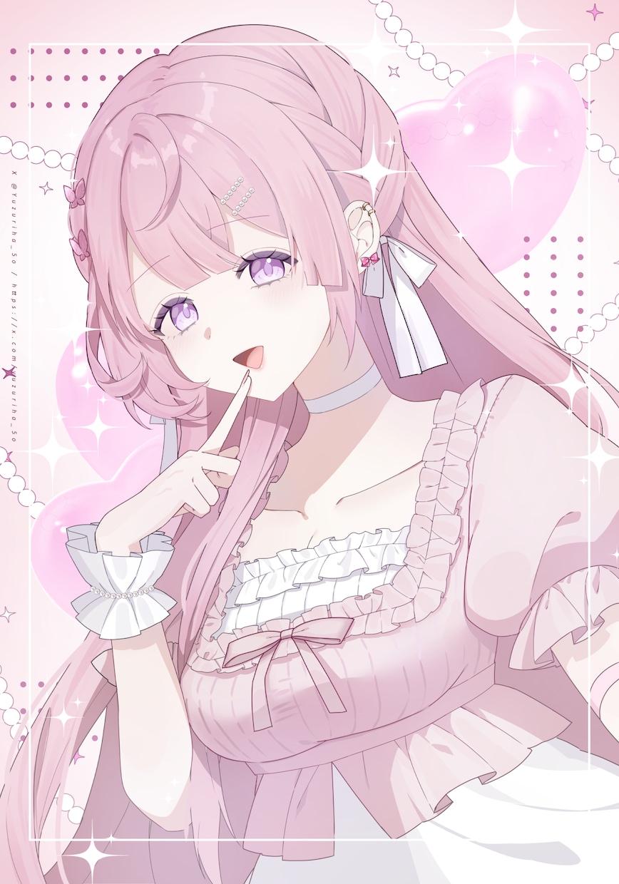 透明感のある少女らしいイラスト制作いたします 衣装まで世界観を大切に制作いたします。 イメージ1