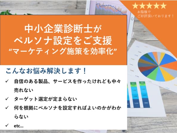 ペルソナの落とし込みをご支援します ペルソナ設定によりマーケティング施策立案が効果的になります！ イメージ1