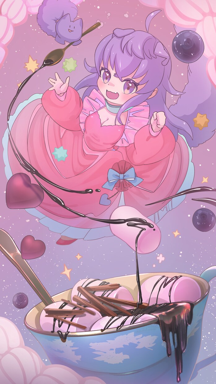 可愛い女の子のイラスト製作いたします 一枚絵からアイコンまで、動画用にも！ イメージ3