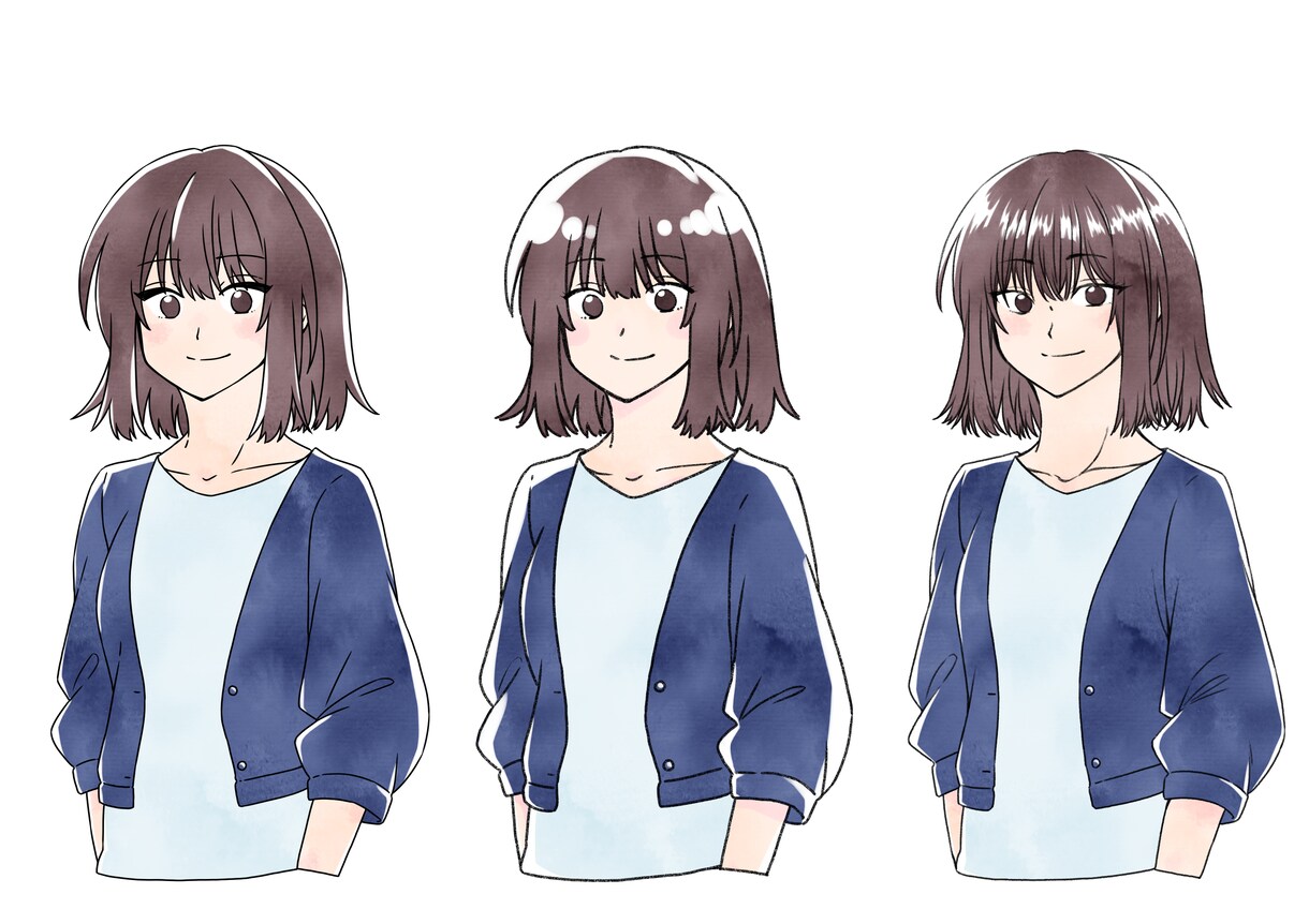 等身からミニキャラ！人物のイラストお描きします ご希望に合わせたイラストを仕上げます！ イメージ5