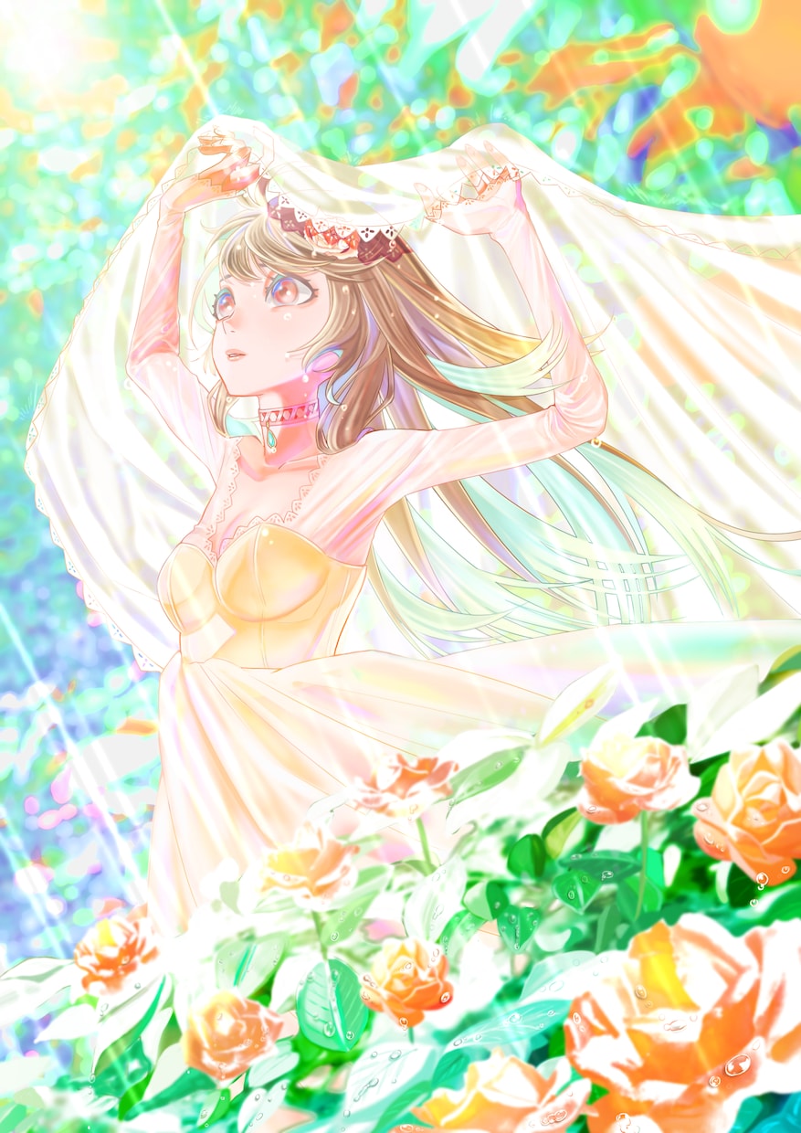 雰囲気のあるイラストを制作いたします キャラクターデザインから背景込みの一枚絵などお任せください！ イメージ4