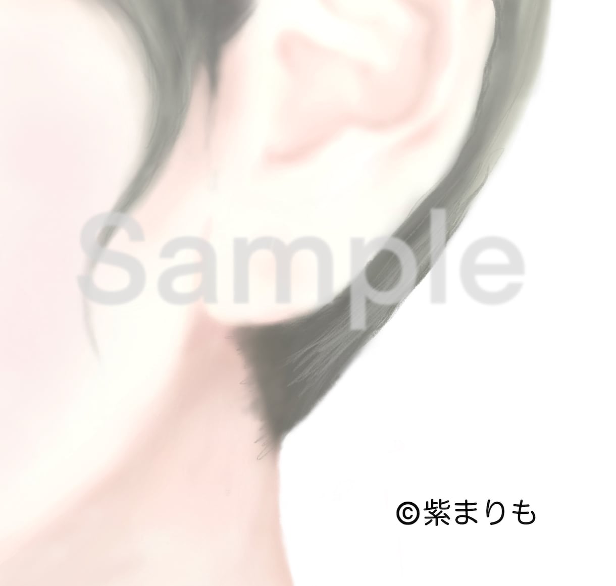 耳と手のイラスト素材を販売します ハンドメイド販売の画像作成にご活用ください♪ イメージ3