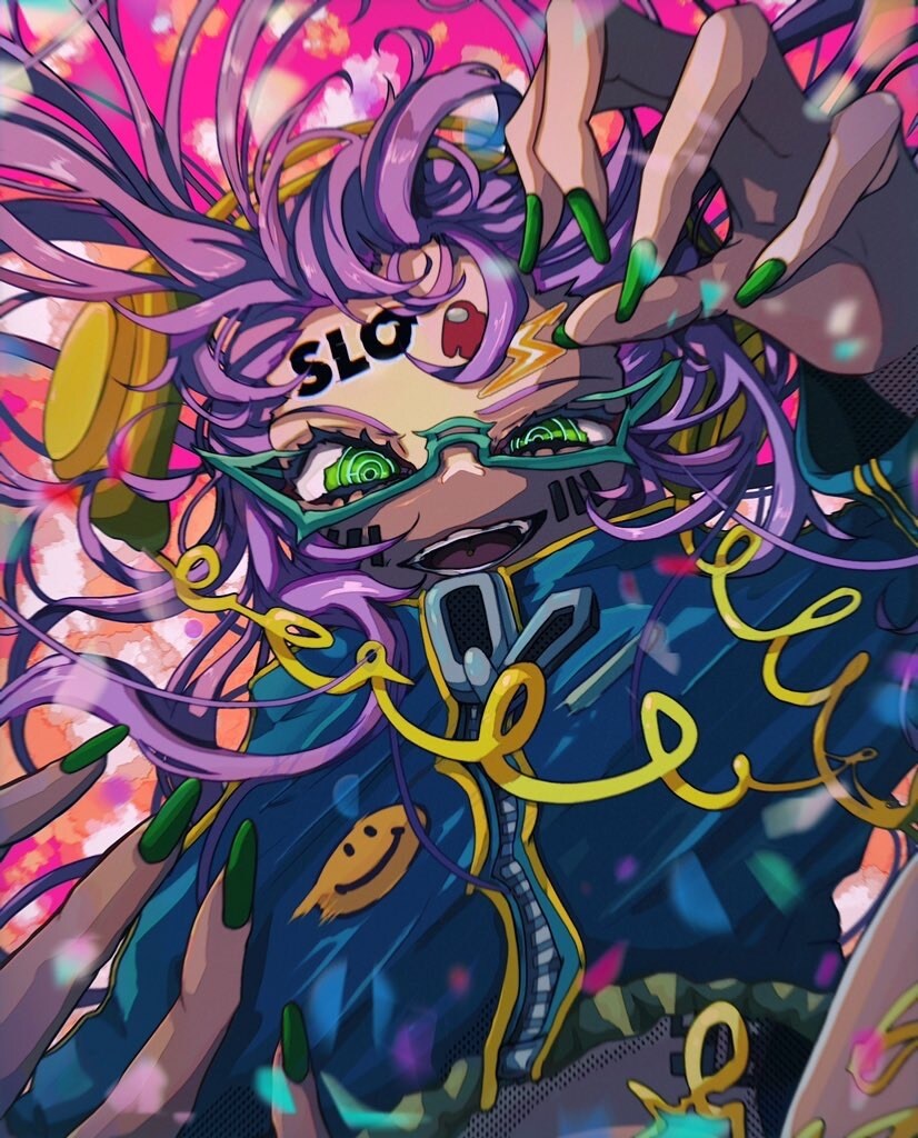 毒々しい女性イラストを描きます バストアップの女性キャラを描きます イメージ1