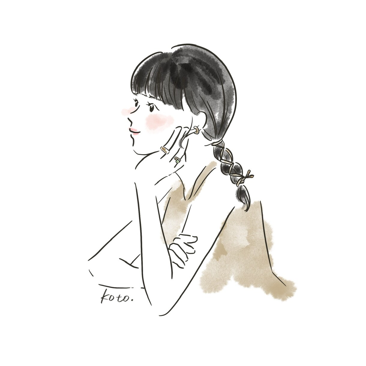 パッと目を引く似顔絵お描きいたします プレゼントやアイコンにぴったりな似顔絵です イメージ2