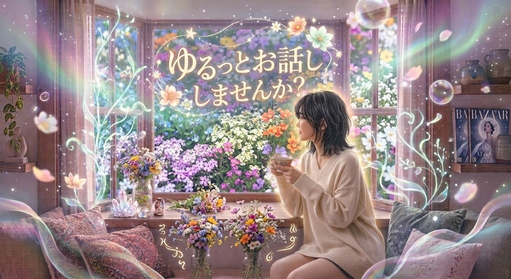 お試しOK♡ゆるっと楽しくお話しします 気軽にお話しして気持ちをリセットしましょう♪ イメージ1