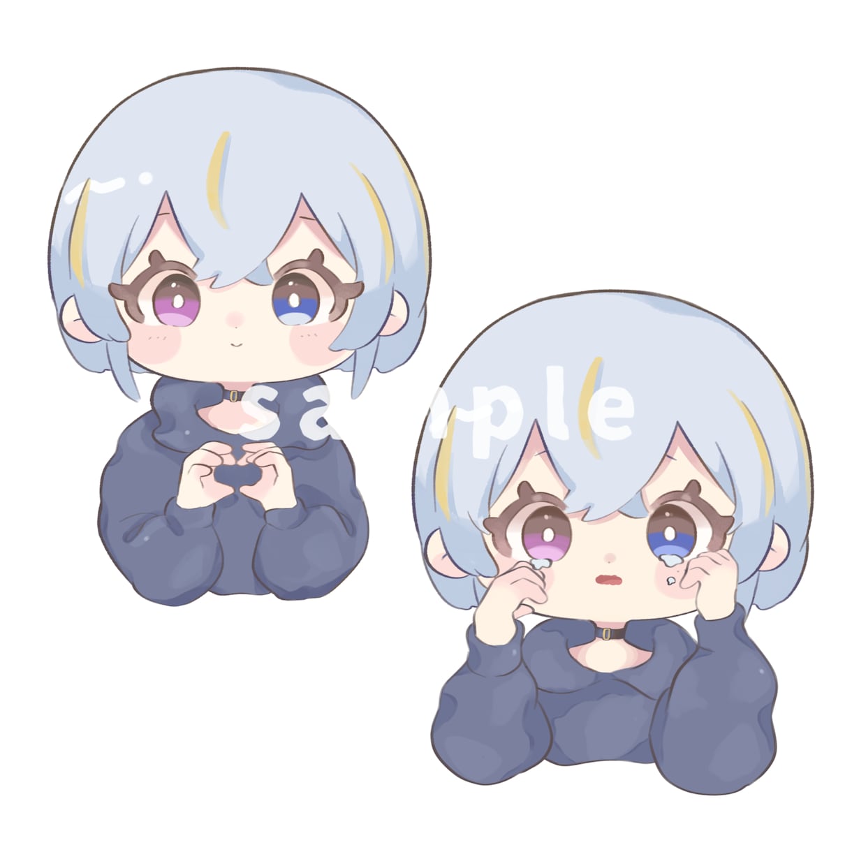 ゆるっとかわいい♪似顔絵アイコン描きます SNS・ブログ・挿絵に♪ゆるかわアイコンで注目度UP！ イメージ5