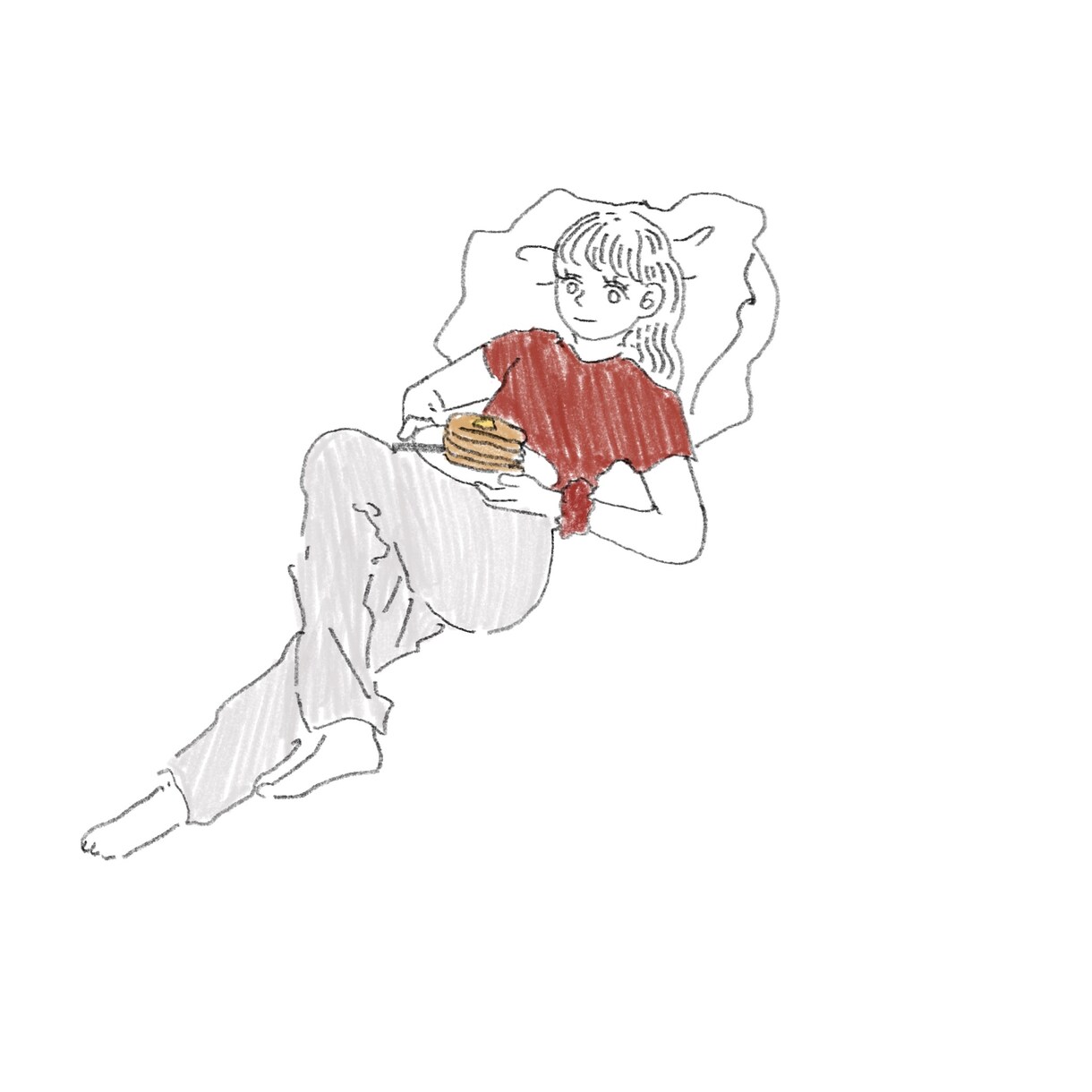 SNS・note用大人可愛いイラスト描きます 気分に寄り添うやわらかイラスト作成します イメージ4