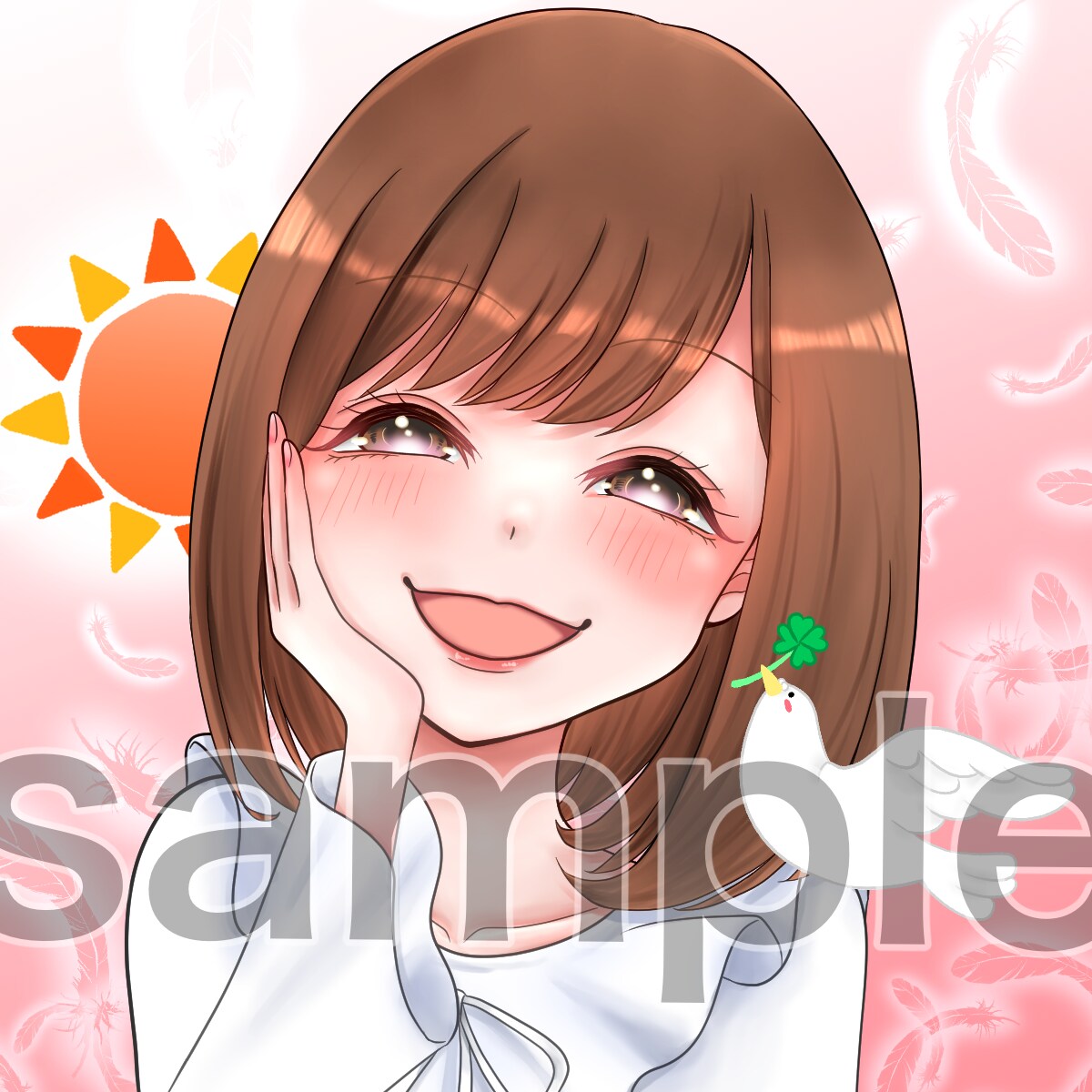 親しみやすさup！魅力溢れる似顔絵描きます SNSのアイコンやプレゼント、ビジネスにも最適✨ イメージ8