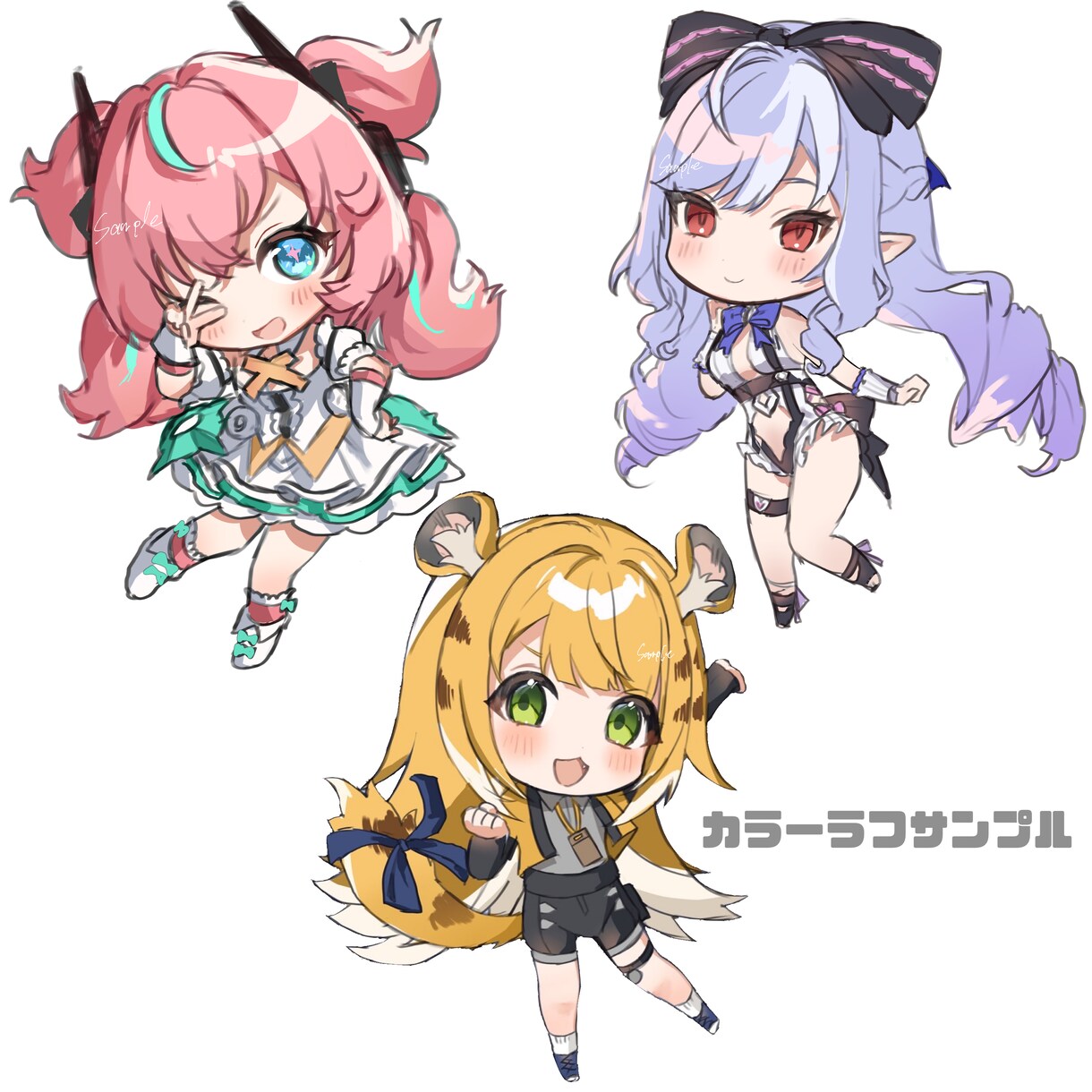 ちょっとリッチな可愛いミニキャラ製作いたします グッズや動画に適した見応えのあるミニキャラを製作いたします！ イメージ5