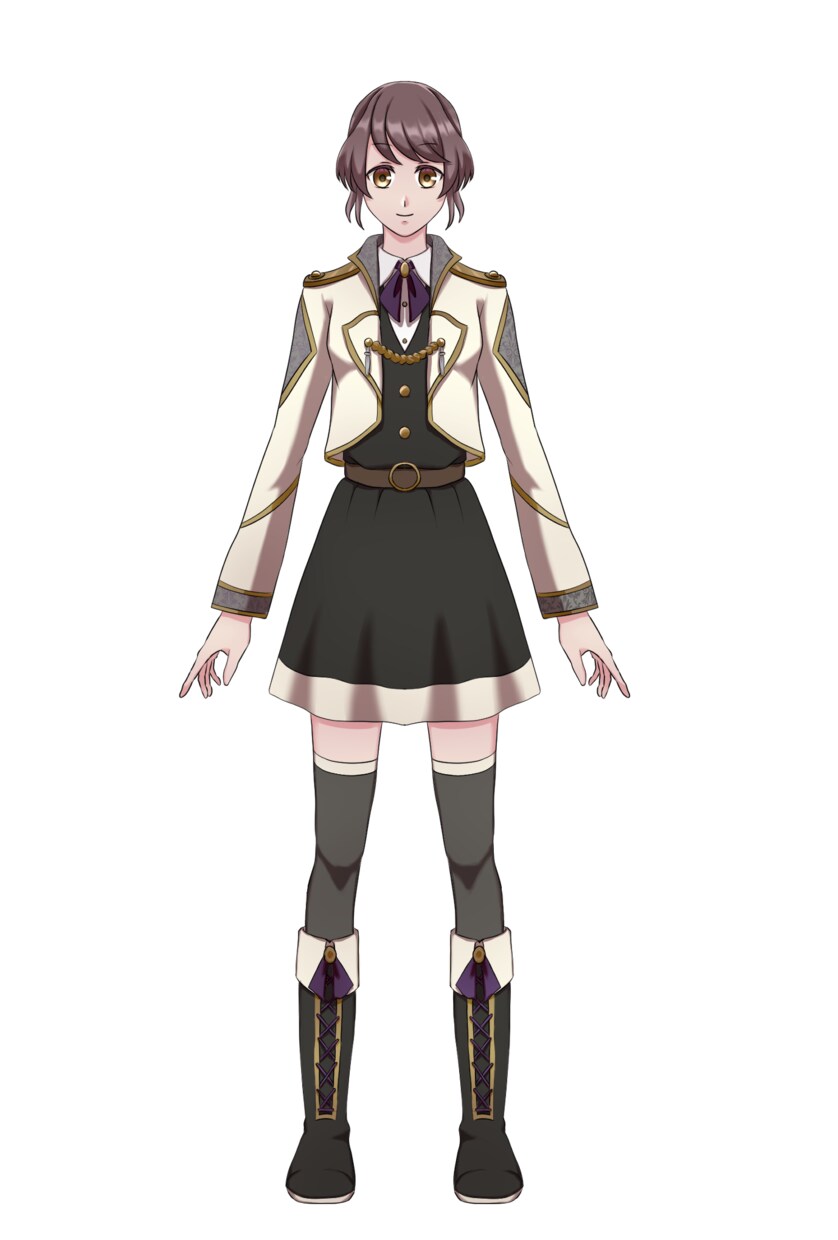 女性向けゲーム風キャラクター立ち絵描きます パーツ分けも可能！TRPGやVTuber等で使える立ち絵 イメージ8