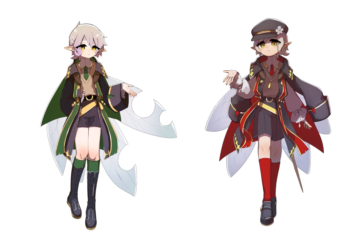 立ち絵、表情差分やパーツ分け承ります 安定したタッチと生き生きとした表情で没入感を高める イメージ4