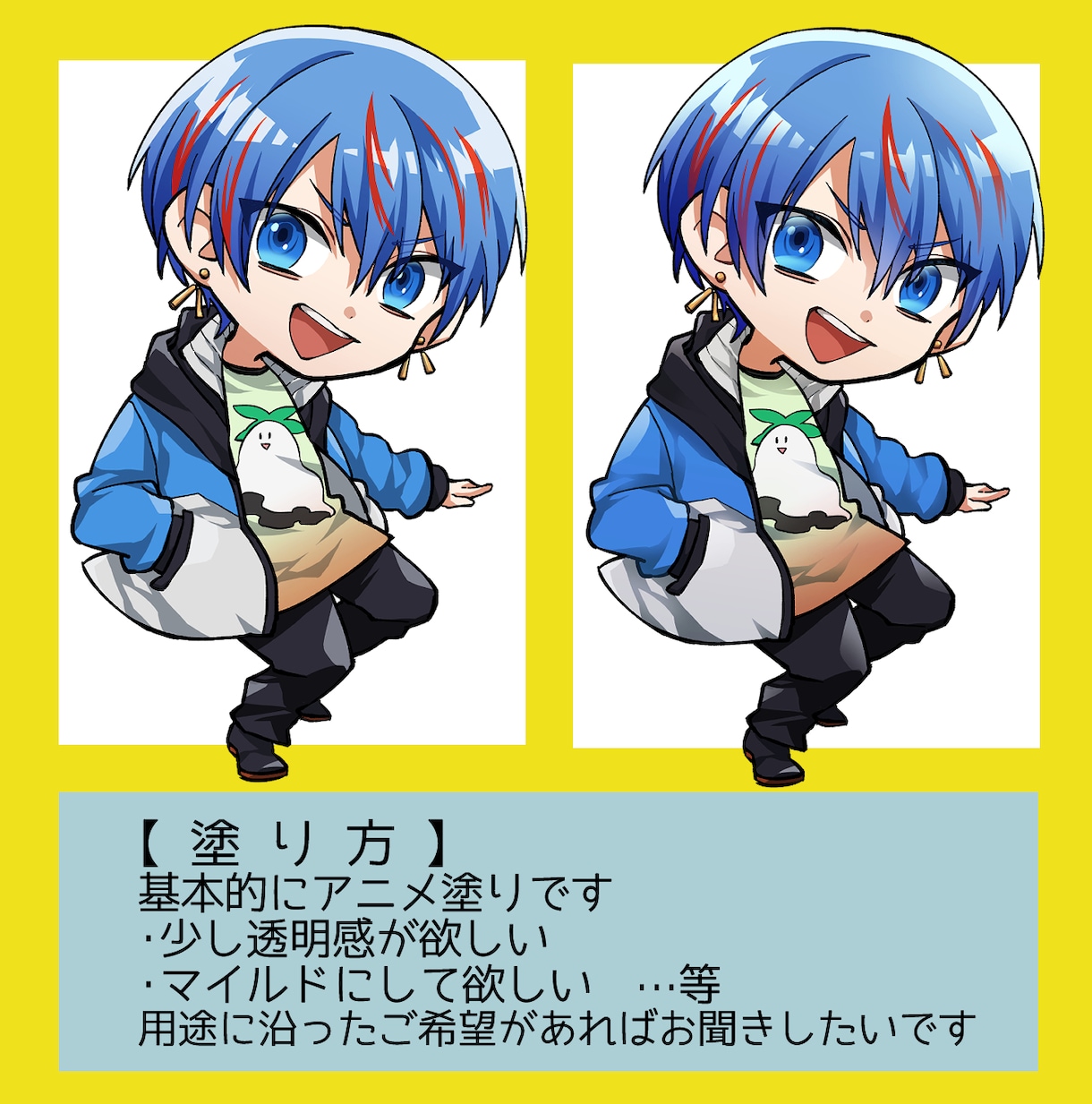 SDキャライラスト描きます 動画・配信・グッズにも使いやすい！個人鑑賞用もOKです！ イメージ3