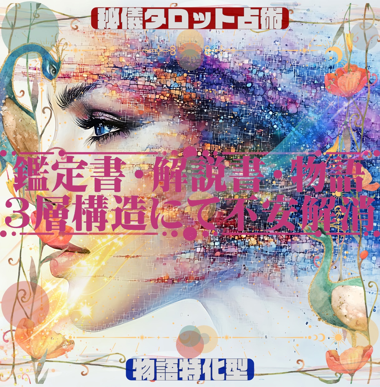 秘儀恋愛タロット┃鑑定書・解説書・物語で占術します 鑑定書+解説書+物語の3層占術┃3層視点で真実と未来を知る！ イメージ4