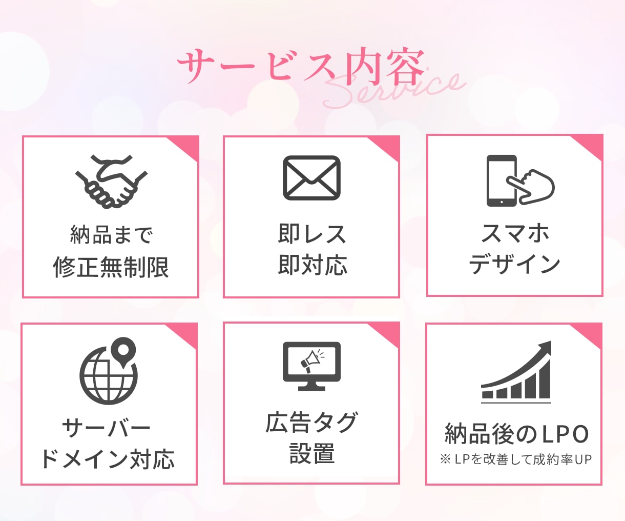 3名様限定！ 集客に繋がるLPお作りします 即レス即対応・最短5日・コーディング込み イメージ6