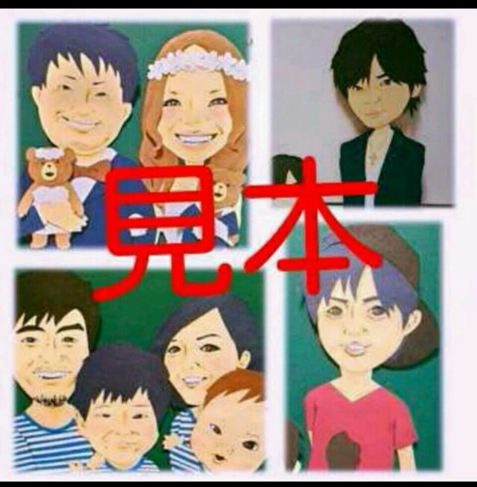 画用紙で似顔絵作成します 似顔絵×画用紙！他とはちょっと違う似顔絵はいかがですか？ イメージ2