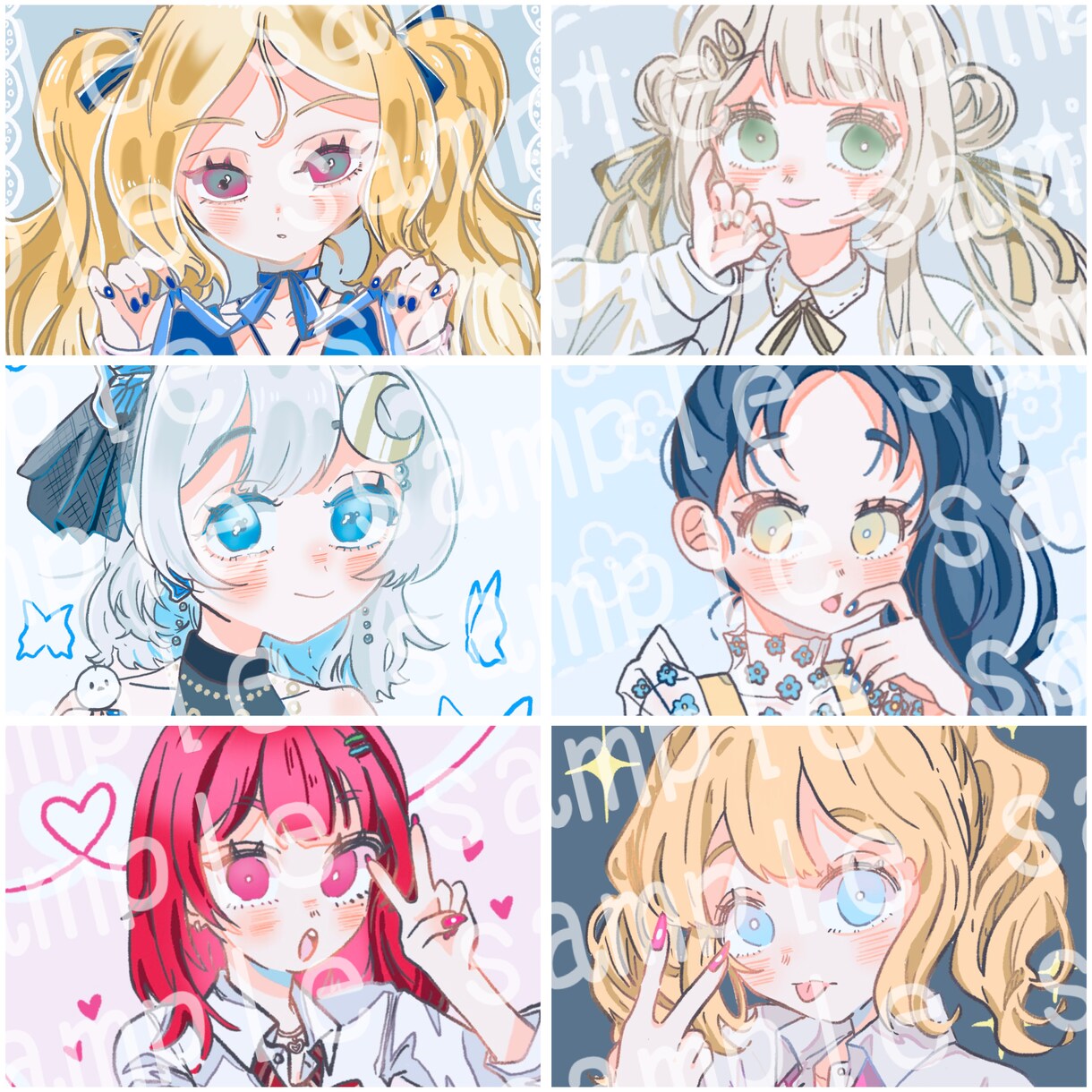 可愛いあなただけの女の子描きます キャラクターの個性が光る絵を!! イメージ1