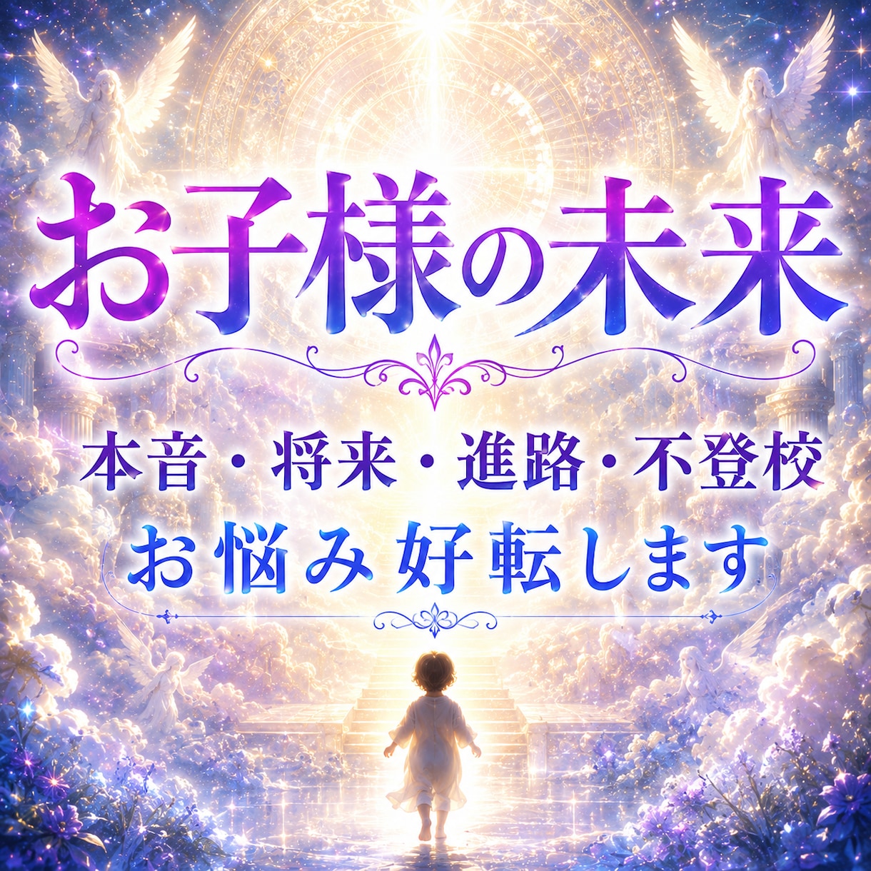 お子様の未来・本質・才能・本音を深く視ます 今の不安、輝ける未来など知りたいことを読み解きます イメージ1