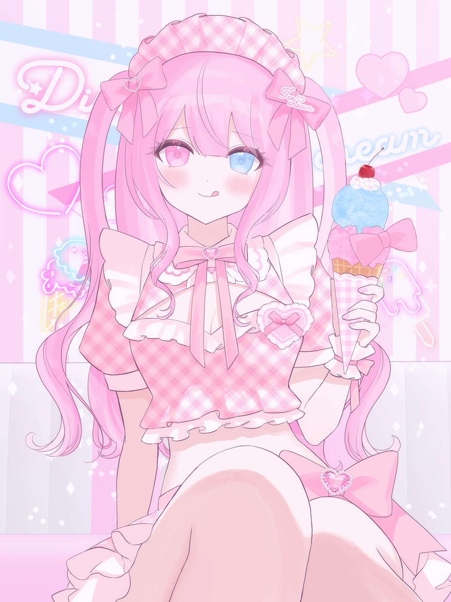 アイスクリーム量産を制作します Vtuberさんのグッズなどに！ イメージ1