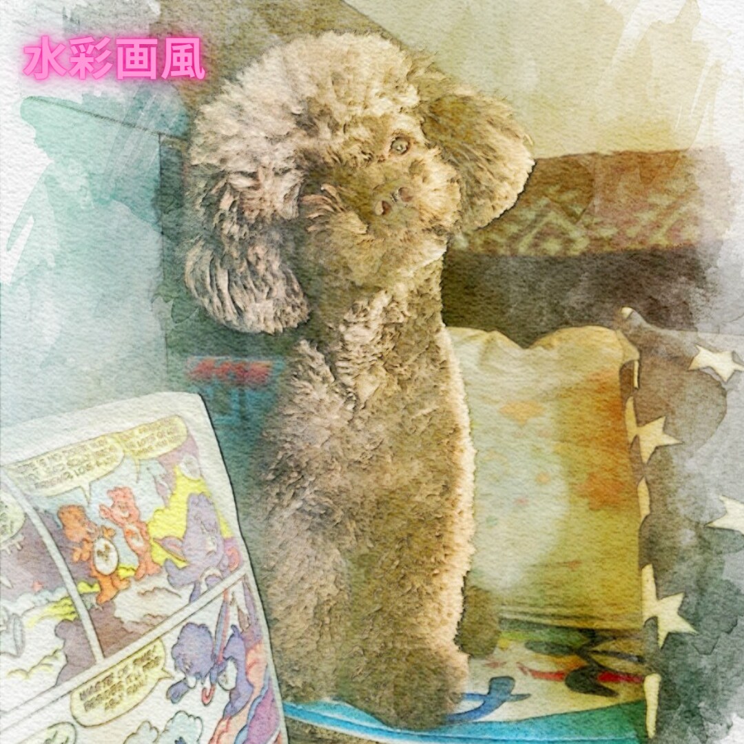 うちの子のお写真を様々なお洒落なアートに制作します 大切な家族の一員をアートにして作りませんか イメージ2