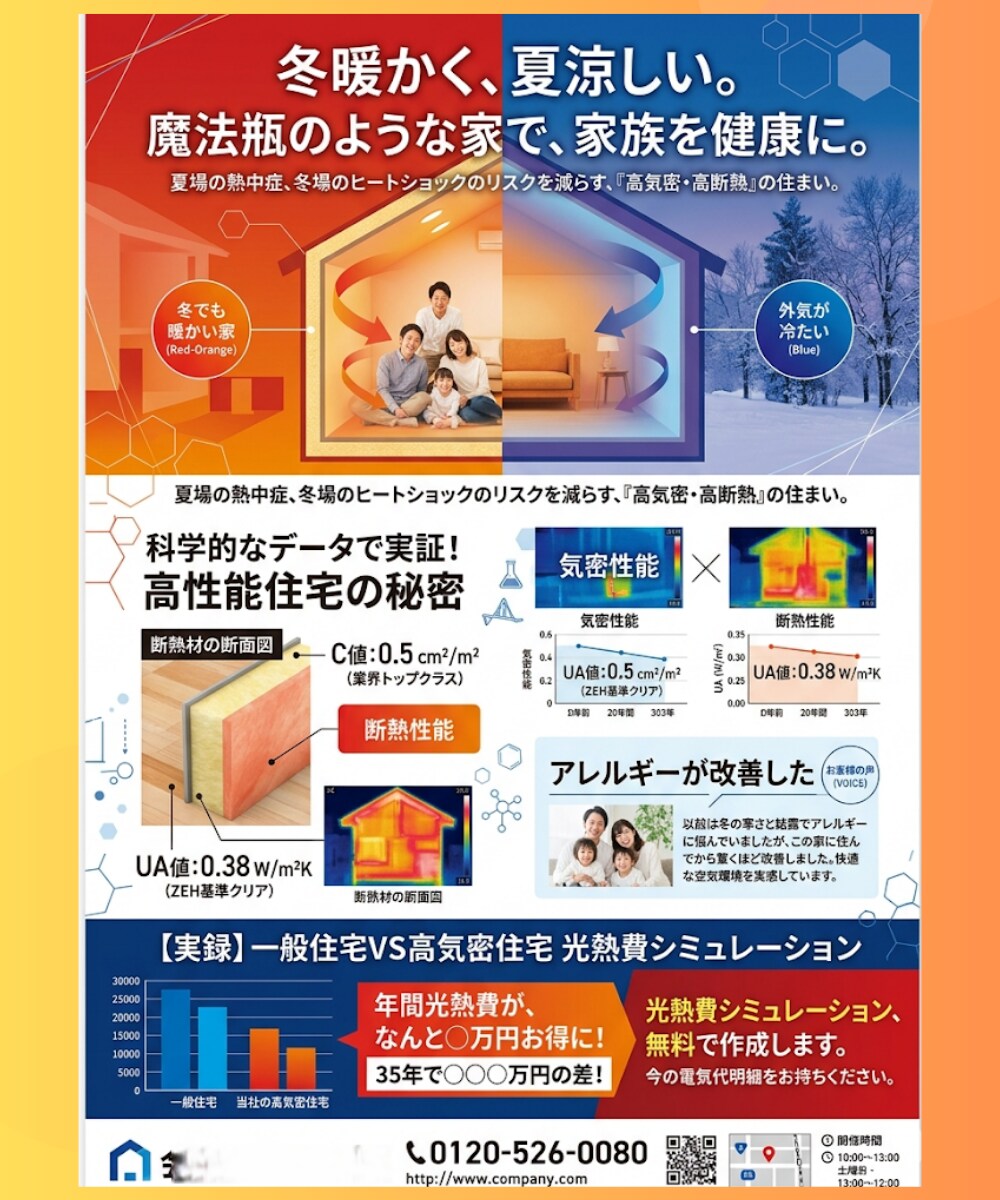 先着3名！不動産・工務店専用｜反響チラシ制作します 捨てられないチラシへ。原稿作成・案内図作成・法律対応も可。 イメージ7