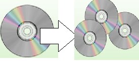 ＣＤ／DVDのコピー＆プリント（ラベル印刷）　メディア＋スリムケース代込 送料別 イメージ1