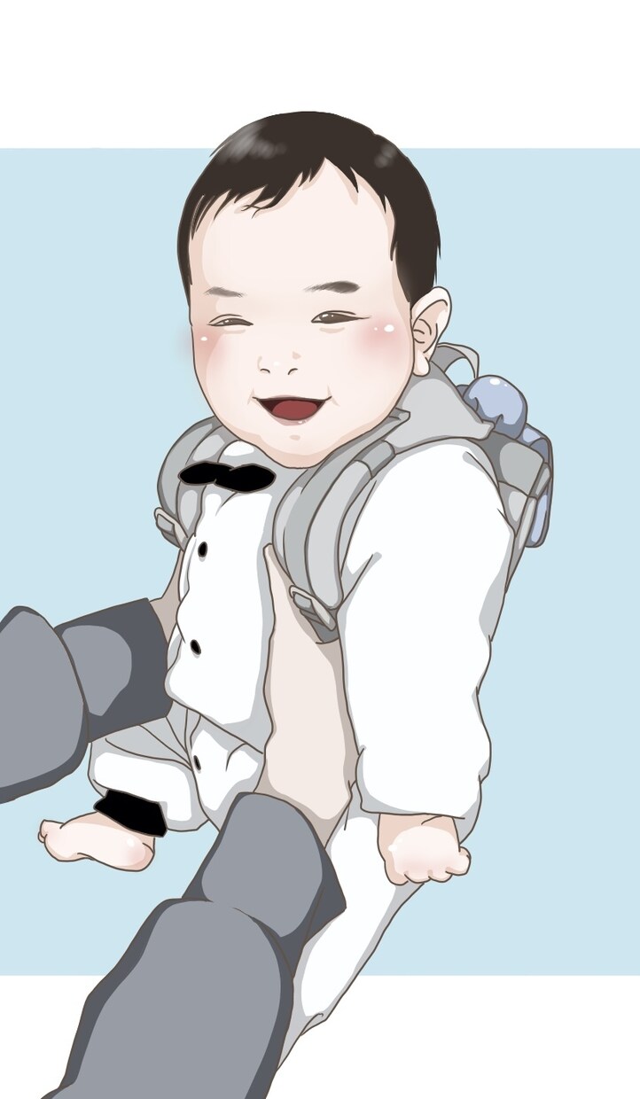 シンプルで可愛い似顔絵イラストお描きします アイコン・記念日・ウェディングアイテムに使いやすい♪ イメージ7