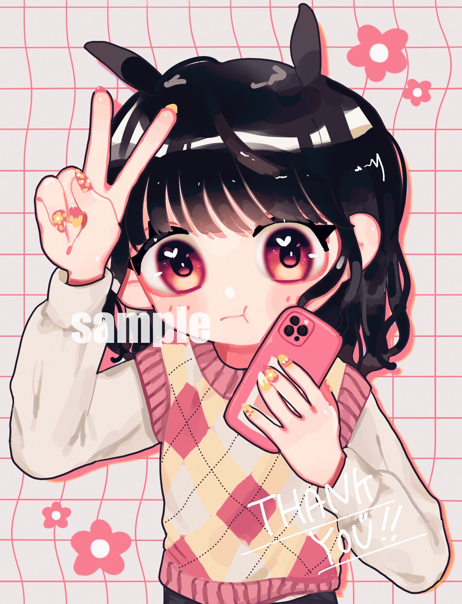 ポップなかわいいイラスト描きます あなたのアイコン、ヘッダーおまかせください！ イメージ7