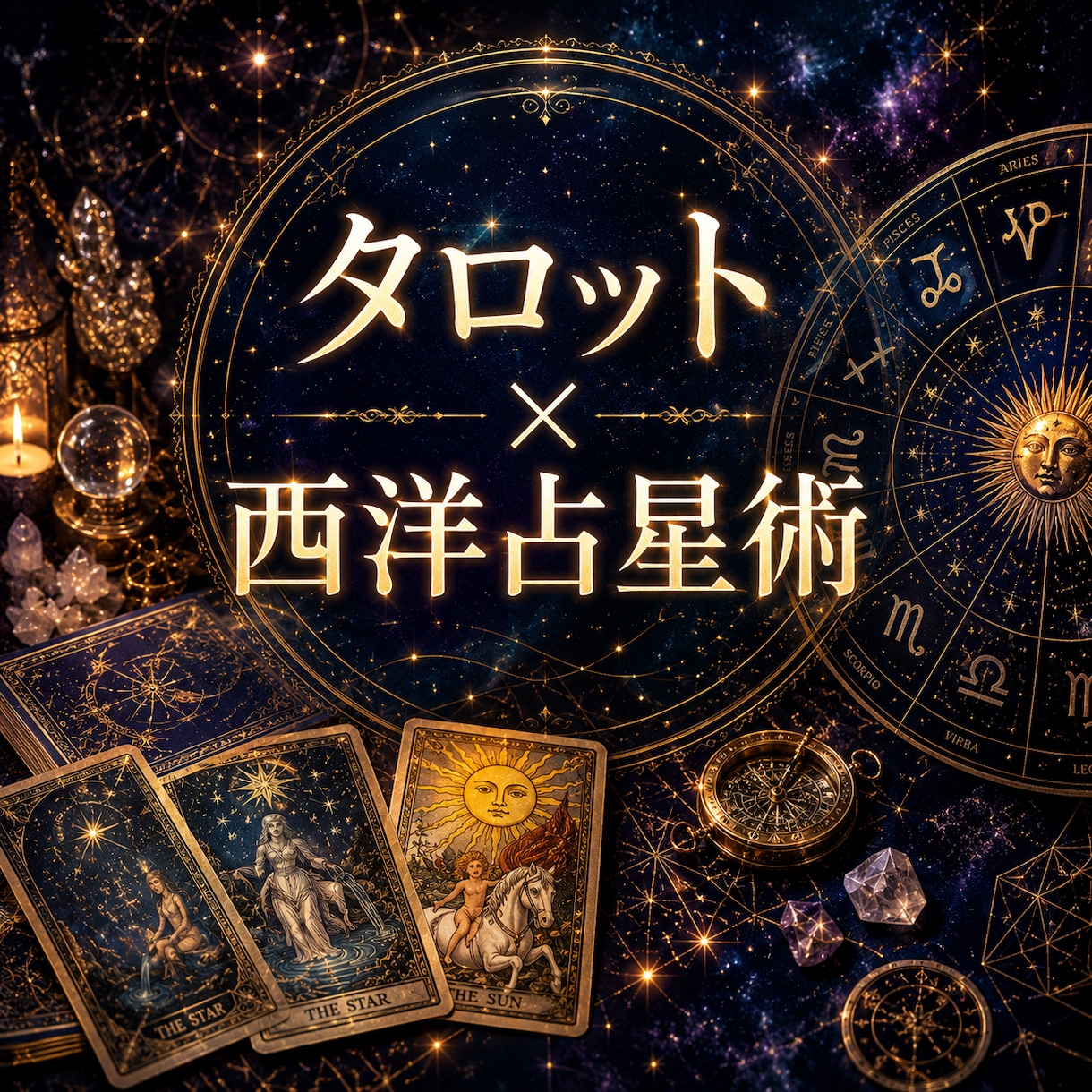 ワンコインタロット✨知りたい答えをズバリ占います タロット×西洋占星術で 恋愛・仕事・人間関係を多角的に鑑定！ イメージ1