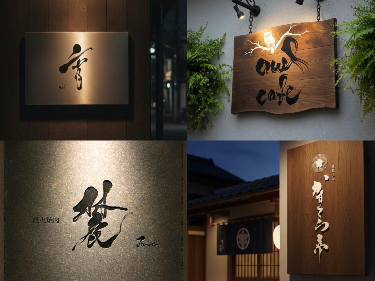 店舗・ブランド向け｜手書き筆文字ロゴを制作します 〜看板・暖簾・商品ラベルなど商用利用にも対応〜 イメージ6
