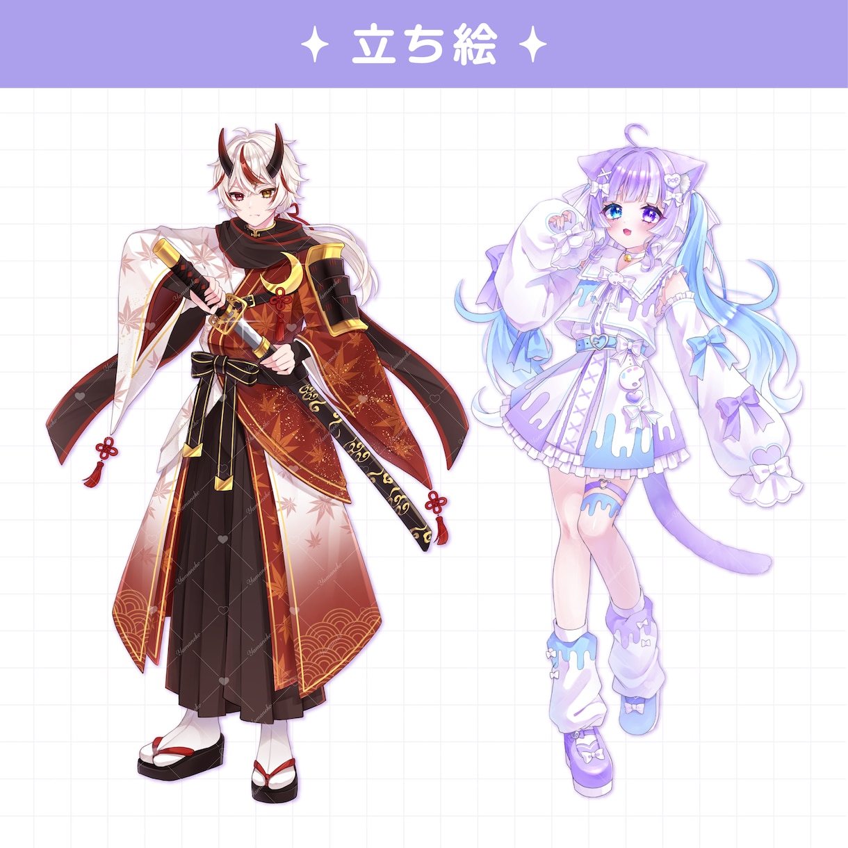 キラキラ透明感のある可愛らしいイラストを作成します 商用利用代込み！SNSアイコン、立ち絵、1枚絵、MVなどに！ イメージ5
