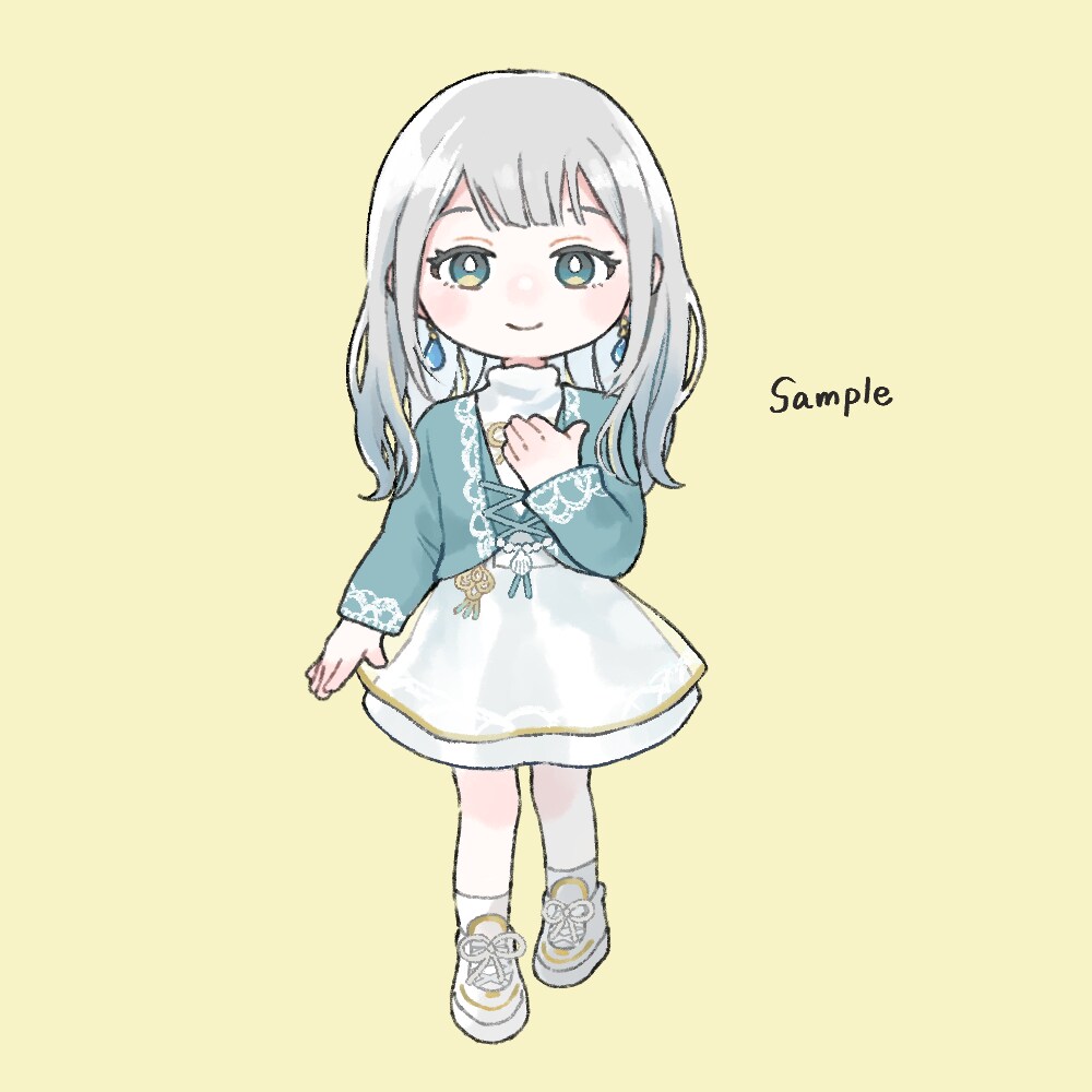 ふんわりかわいいミニキャライラスト描きます 商用利用料込みの料金です◎ポップ・水彩風が得意 イメージ1
