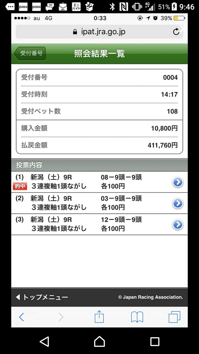 競馬の荒れるレースで大穴予想ます 遊びたいかた、、。少し儲かりたいかたに。 イメージ2