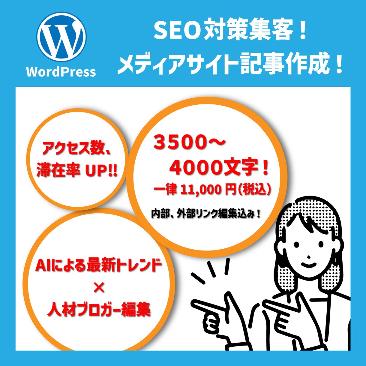 メディアサイト用SEO対策記事！制作致します テーマと投稿ペースだけ伝えて頂ければ後は丸投げでOKです！ イメージ1