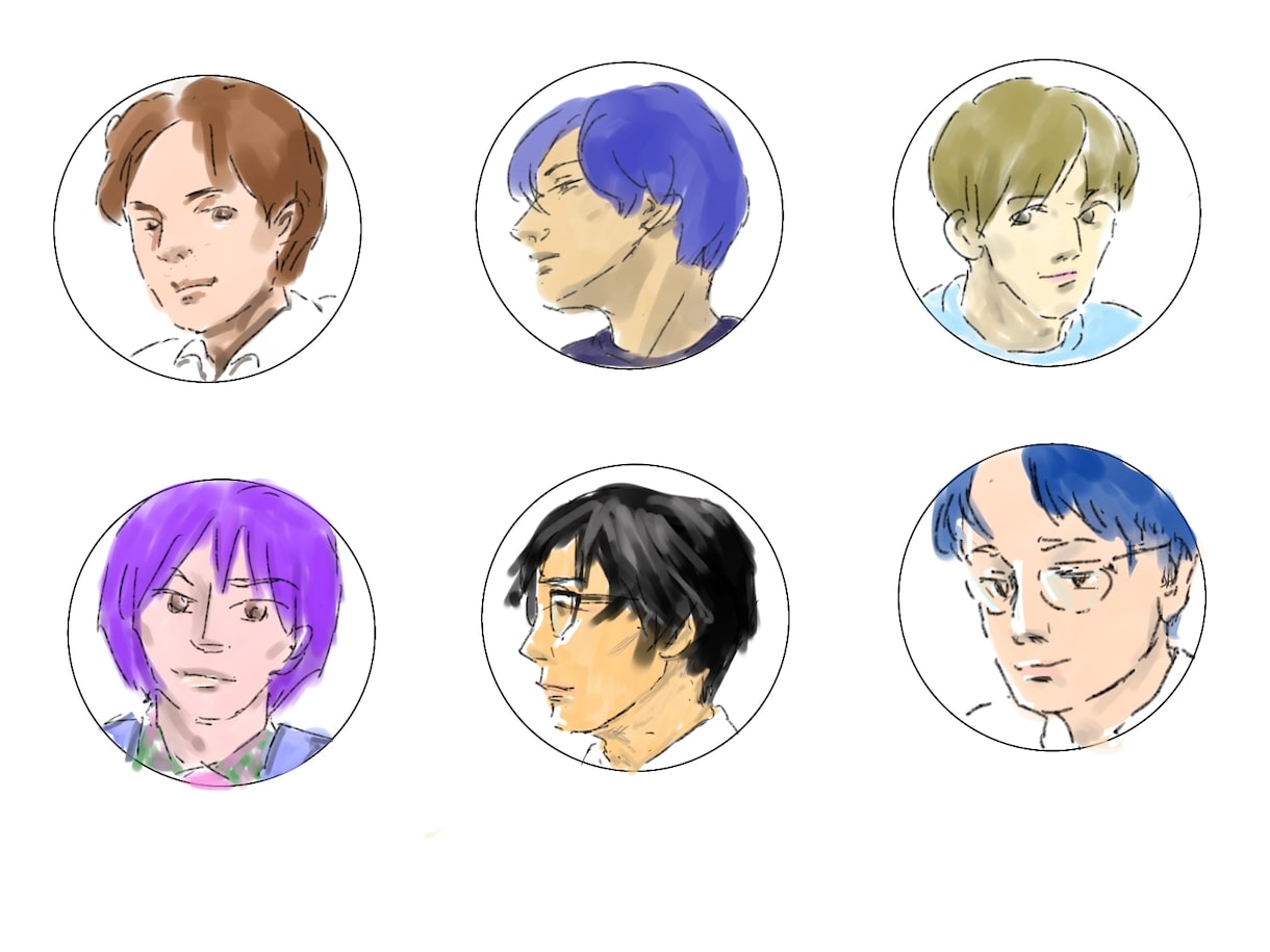 個性が引き立つ！おしゃれな似顔絵アイコン描きます 柔らかい手描きタッチで、あなたの魅力を最大限引き出します イメージ1
