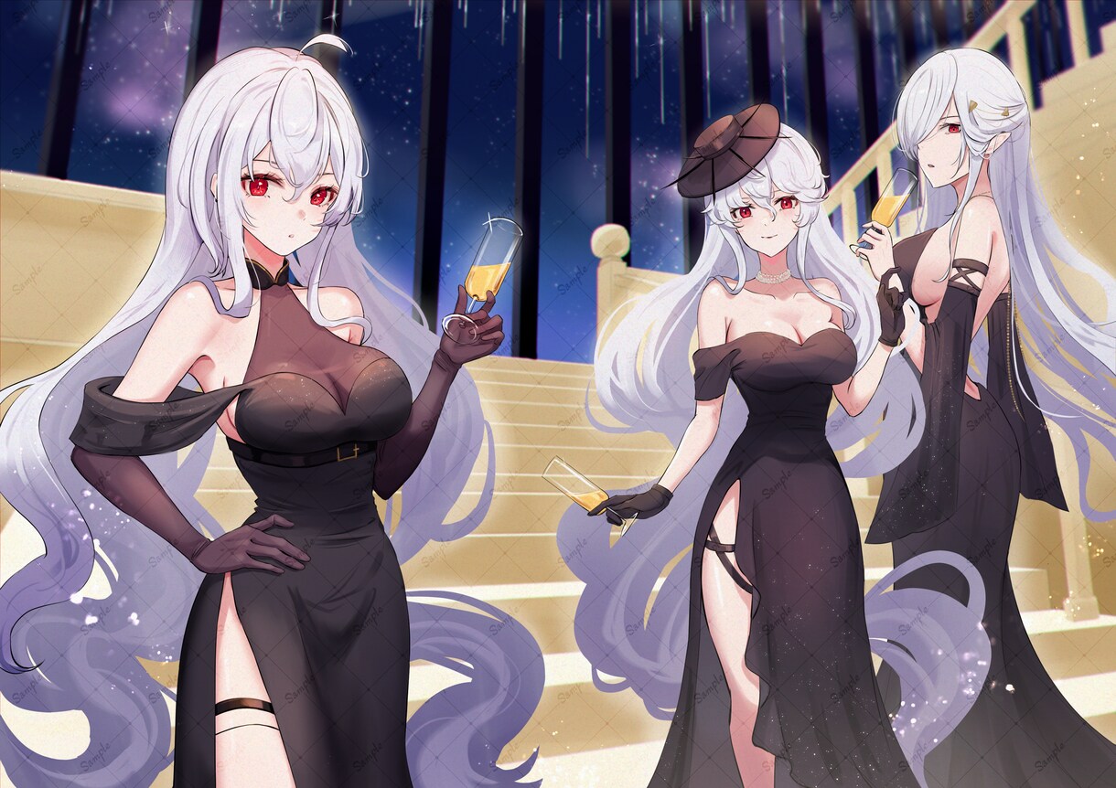 見栄えのするキャラクターの一枚絵の制作承ります 一枚絵、記念イラスト、サムネイル、MV、挿絵、表紙制作 イメージ4