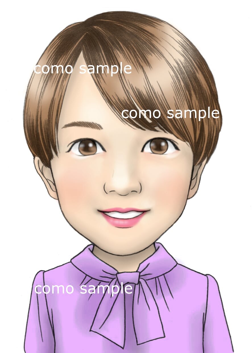 ハイクオリティなデジタル似顔絵アイコンを作成します ♪アイコンや名刺・SNSにオススメ＊JPG、PNGでお渡し イメージ8