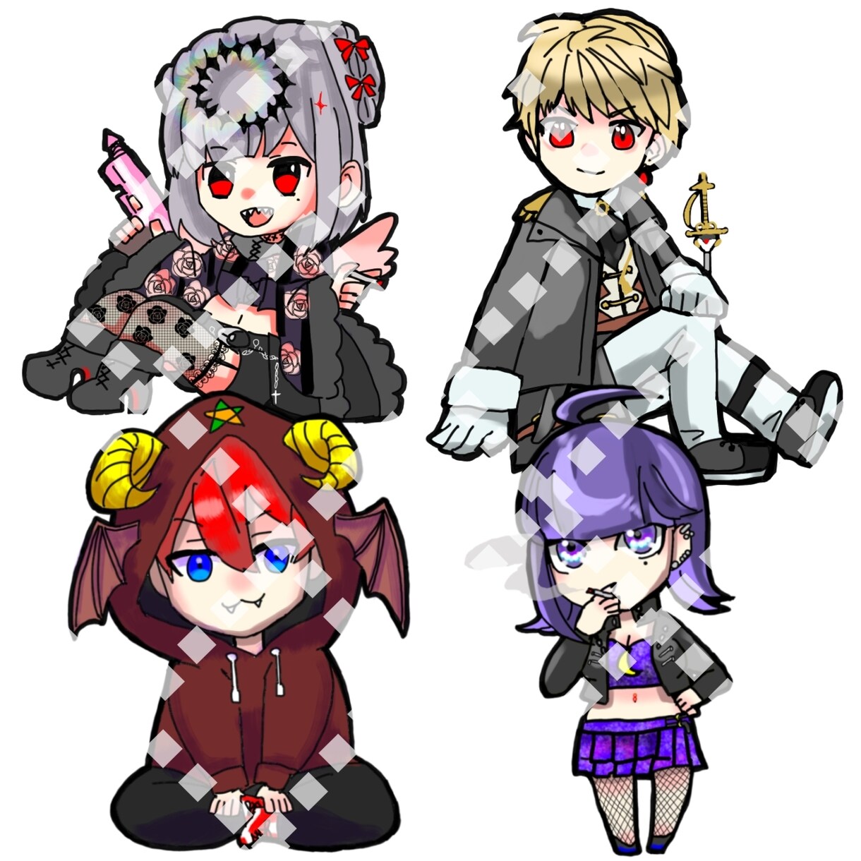 SDキャラご用意します 様々な用途でイラストをご使用できます。 イメージ3