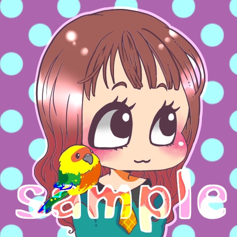 SNSアイコン制作致します ーキャラクターも似顔絵も対応できます。 イメージ7