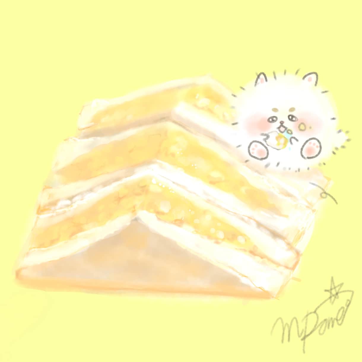 食べ物やゆるカワキャラのイラストを描きます 美大卒絵画教室の先生が水彩画やデジタルで描きます！ イメージ1