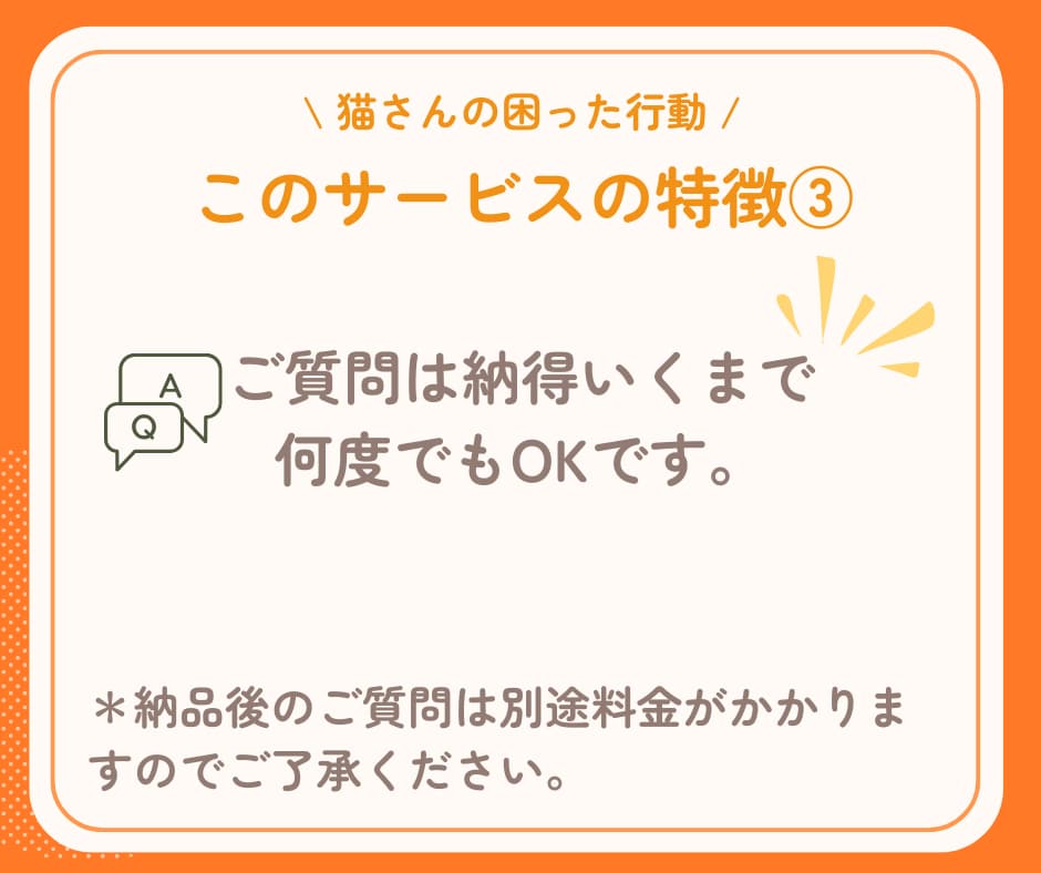 行動専門獣医師が猫の"困った行動"を解決します ★出品記念の為、初回3名まで最低価格でお受けします★ イメージ8