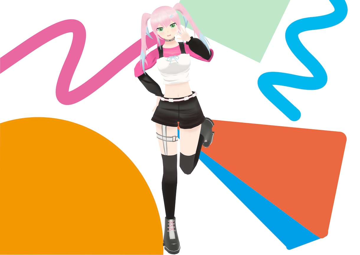 商用利用可！！３Dモデル作成します Vtuber、VRChatのモデルとしてご利用いただけます！ イメージ2