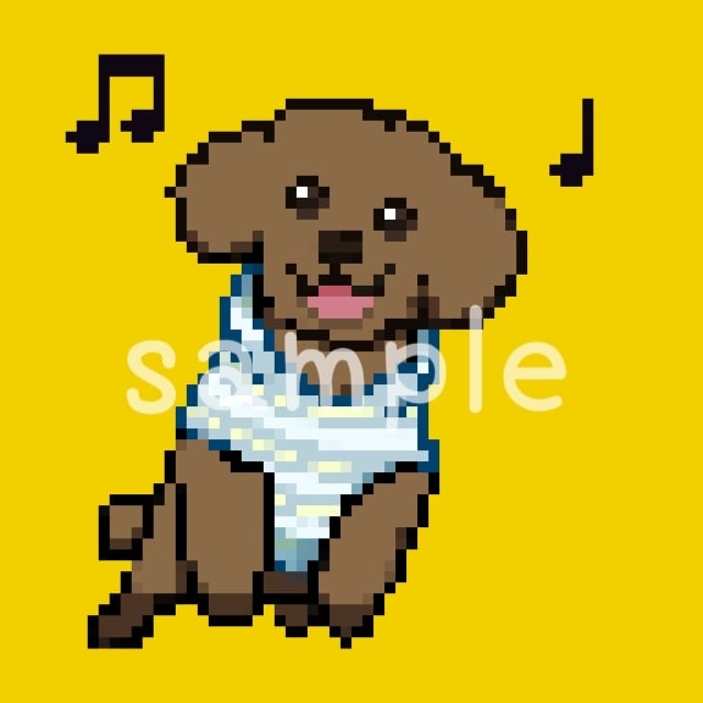 今話題！ペットのドット絵描きます NFTアーティストが大切な家族のドット絵を描きます！ イメージ5