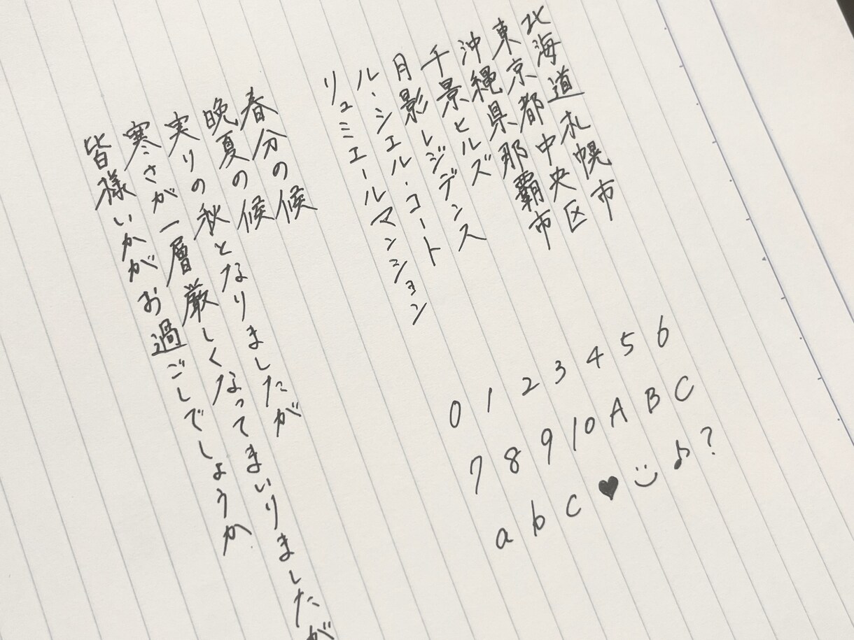 木漏れ日のようなあたたかい文字で手紙を代筆します あなたの文章にやさしさとぬくもりを。 イメージ3