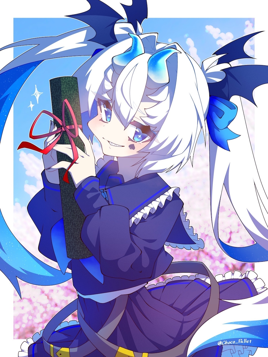 アニメ塗りのかわいいイラストを描きます 活動者様にオススメ！動画や配信のサムネイルにいかがですか？ イメージ1