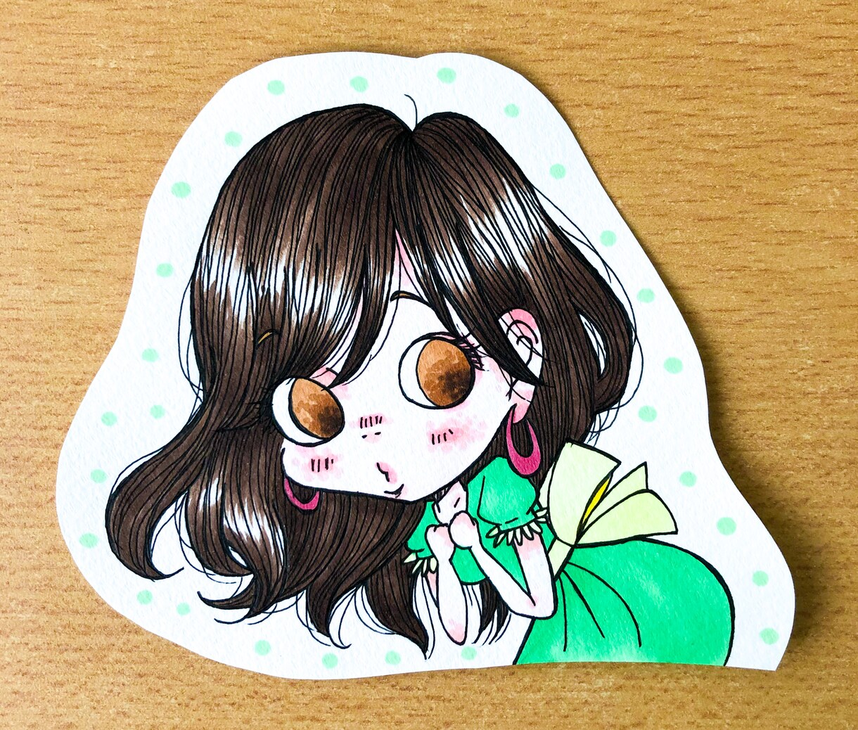 可愛い似顔絵描きます ハガキサイズくらいの似顔絵はいかがでしょうか✳︎送料込み✳︎ イメージ5